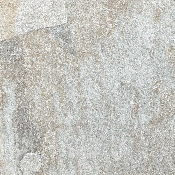 GZO Torre Quarzit Grigia 40/80/2 cm grau/weiß meliert