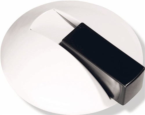 Floor door buffer 625 90 D.85mm H.22.5mm Ku.90 deep black dowel mounting