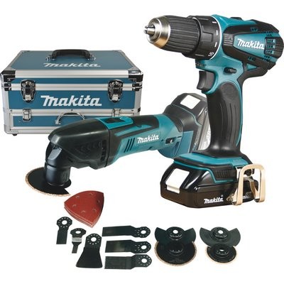 Makita Akku-Schrauber Set DDF456 + DTM50 im Set - DLX2031YX1
