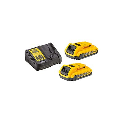 SBD Akku-Starterkit 18.0V/2.0Ah 2 Stück m. DCB 115 - DCB115D2-QW