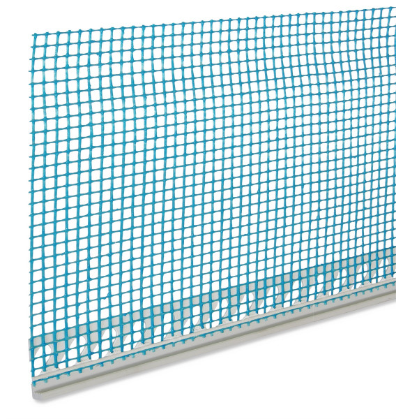 Knauf Gewebeleiste Putzanschluss 6mm 2.50m mit Aufkantung