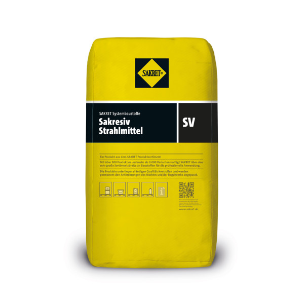 Sakret Sakresiv SV blasting media 25 kg grain size fine 0.1-0.8 - 12110