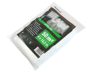 Allzweck Leichtfolie transparent 4x12,5m ca 6my HDPE ExtraFine