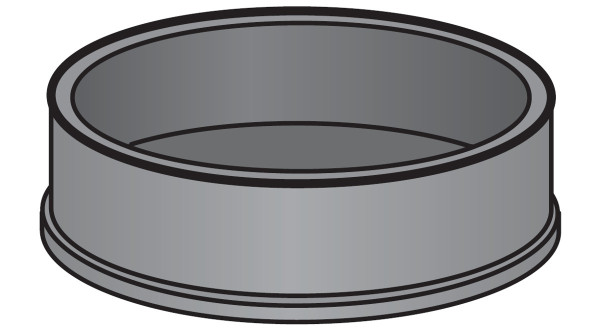Drain V-plug DN 100 sealing plug