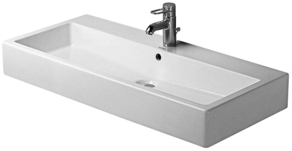 Duravit Waschtisch VERO 1000x470mm 1 HL geschl. li u rechts wei#