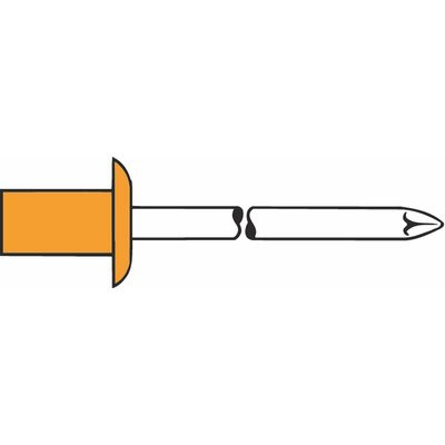 Gesipa CAP-Becherblindniete Cu/Niro 3.2x6.0mm