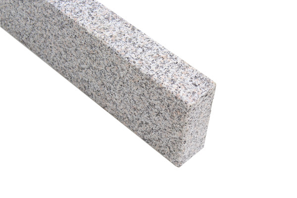 Granit Randstein G603 JM-X 8x30x100 Grau OF gesägt + geflammt Kanten gefast