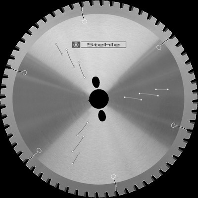 Stehle Kappsägeblatt Hartmetall 260x2.5x30 Z 60 F-WFA - 58165010