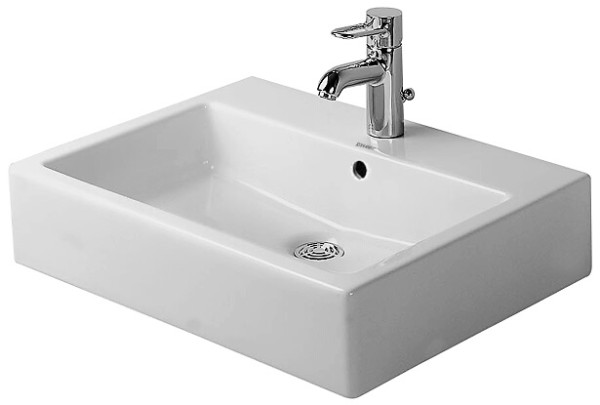 Duravit Waschtisch VERO 600x465mm 1 Hahnloch wei#