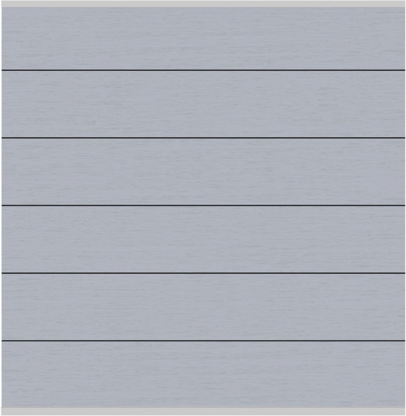 Brügmann System WPC XL Zaunfeld-Set 178x183cm Silber