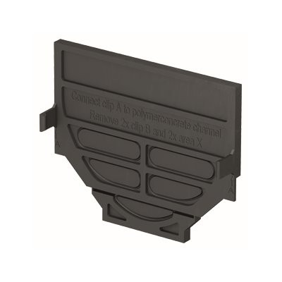 ACO Self® Kombistirnwand Polypropylen o. Stutzen f. Hexa/Euroline