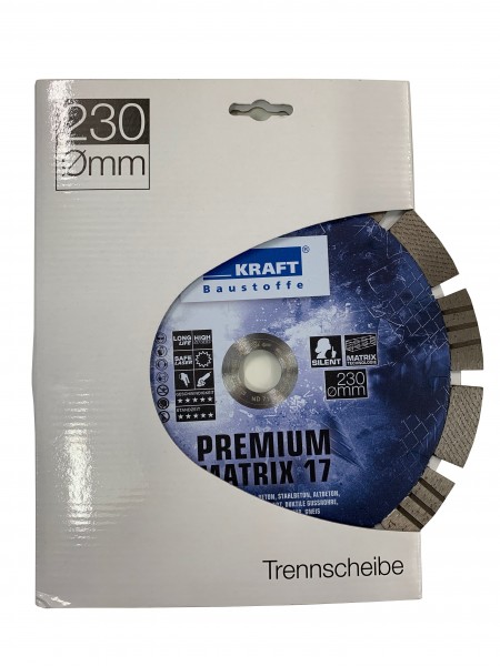 Kraft Dia-TS Twin Matrix Silentcut Ø230x22.23mm 40x2.6x17 mm 14 Seg.