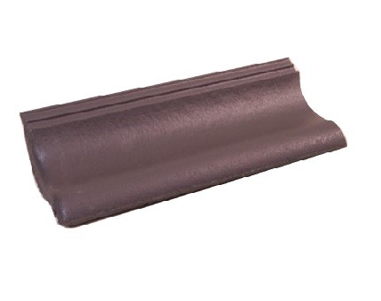 Braas Harzer Pfanne Classic Novo MATT Granit Halber Normalstein
