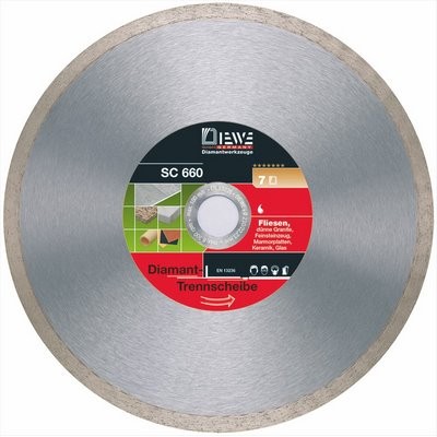 Diewe Diamanttrennscheibe 300 SC 660 Aufnahme 25.40