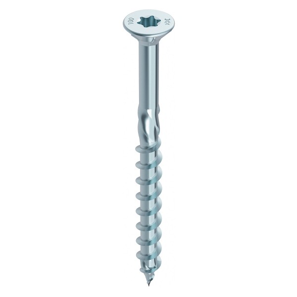 HECO-TOPIX Senkkopfschraube 6x200 T-Drive m.Fräsrippen vz blau TG