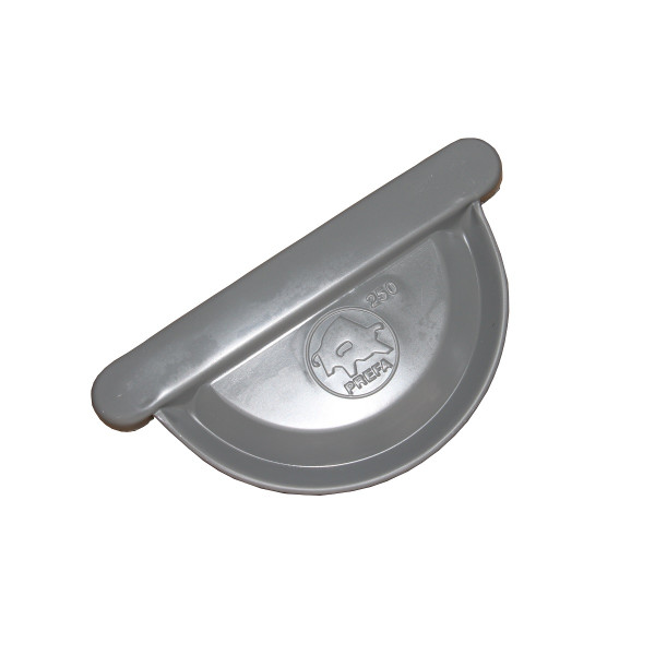 PREFA Rinnenvorkopf 33 P.10 hellgrau