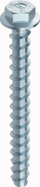HECO-MULTI-MONTI-plus SS 10x80mm 6-kt-Kopf m. angepr. Scheibe vz blau A2K