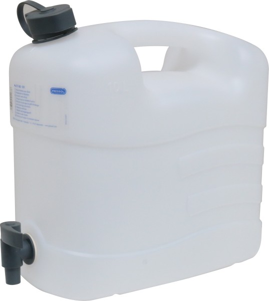 Triuso Wasserkanister mit Ablasshahn 35 Liter weiß 415x248x537mm