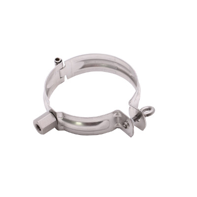 LEH VA Ablaufrohrschelle DN120mm m. Gewindemuffe M8/M10