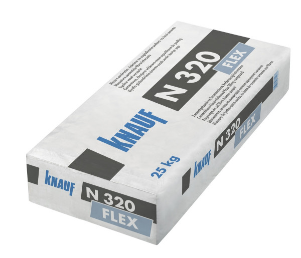 Knauf N320 Flex Bodenausgleichsmasse 3-20mm 25kg - faserar. zementgebunden