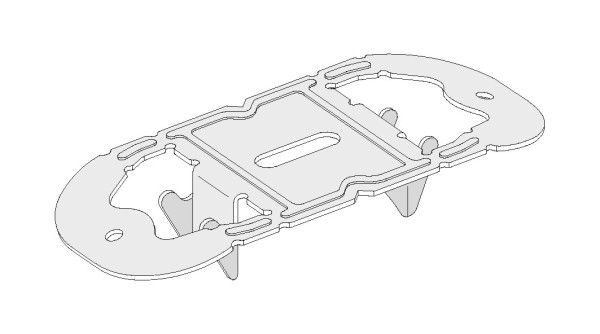 Klips do bezpośredniego montażu Knauf do CD 60/27 100 sztuk w opakowaniu