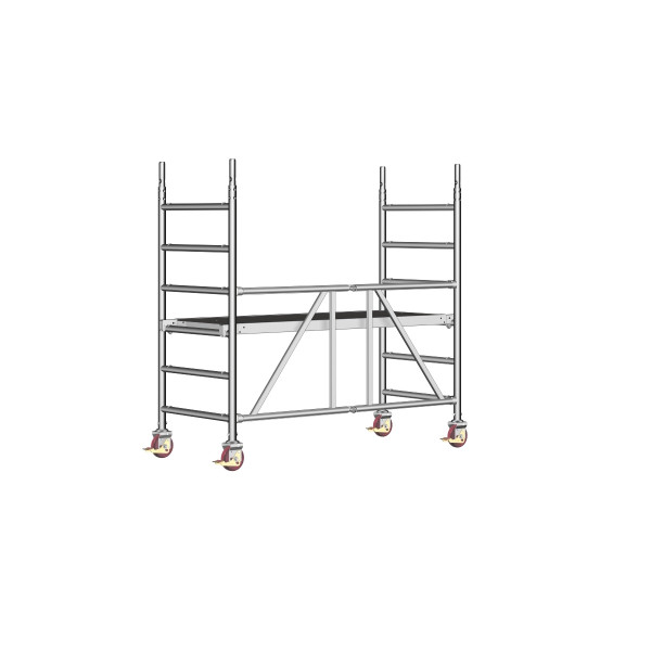 Layher Fahrgerüst Zifa Typ 620 0.75x1.80m max. Arbeitshöhe: 2.90m