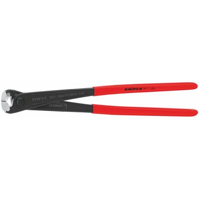 KNIPEX Heavy-Duty Masonry Pliers high-gear 300mm plastic coating polished black