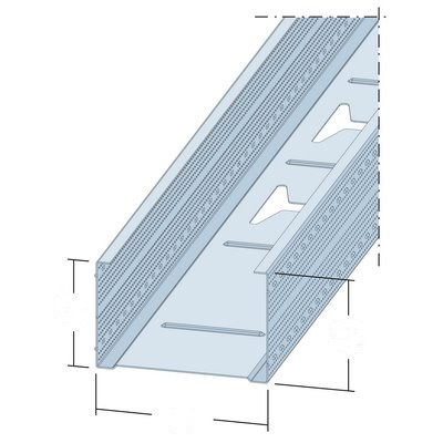 CW-Stärkprofil 75x50x0.6mm 3500mm galvanized (8pcs./bundle)