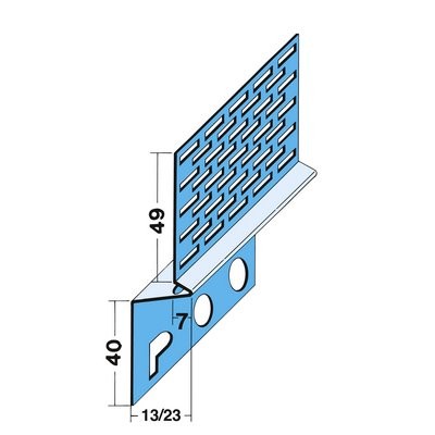 Maisch Putzabschlussprofl Dach 13mm 2.5m 01241 250,0