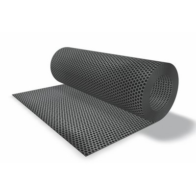 PREFA Rundlochung 0,7x1000x2000mm braun/anthrazit