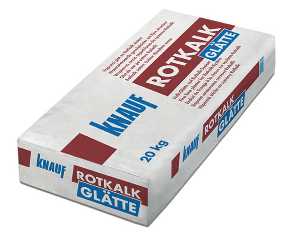 Knauf Rotkalk Glätte 0.1mm 20kg Kalk-Glätte f. Rotkalk Grund innen