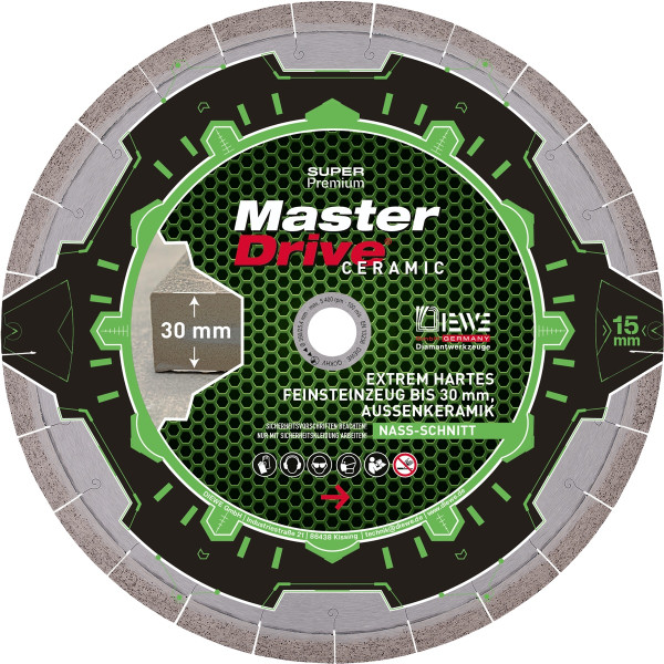 Diewe Master Drive Ceramic Ø350mm Diamanttrennscheibe 30.00mm
