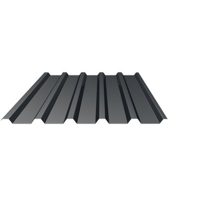 Verz. Stahltrapezprofil 35/207/0.75mm 25my RAL 7016 / RSL Länge 5.00m