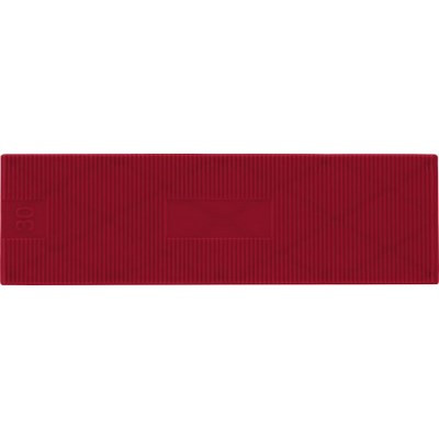 Triuso Unterlegplättchen 100x30x3mm rot Kunststoff 50 Stück - KU3