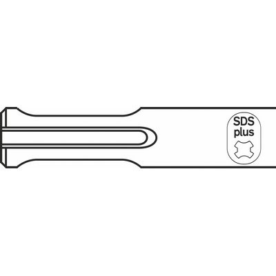 Bosch Flachmeißel SDS-Plus Long Life 250x20mm