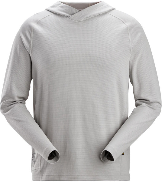 Snickers Hoodie Stay Fresh 2456 UV Protection eisgrau Größe M
