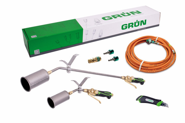 Green Titan burner set TS65/800 TA55/400 10m hose incl. quick coupling