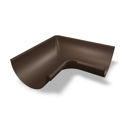 PREFA gutter angle 28 P.10 brown inside