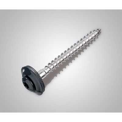 Śruby blaszane IVT 2 sztuki Torx malowane V2A 4,5x35mm/15mm RAL 8014 sepia brązowy