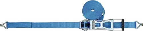 Lashing strap DIN EN 12195-2 L.8m B.50mm U with long lever + pointed h.LC 5000 daN
