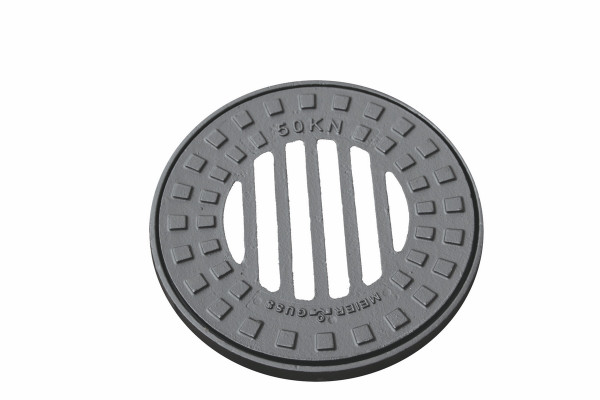 Aufsatz für Hofablauf Klasse A15/50 kN lichte Weite Ø300mm Muldenform SW 23mm