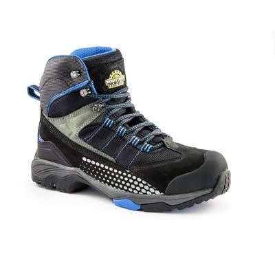Rualtex Sicherheitsstiefel S3 Elko schwarz/blau - Gr. 47