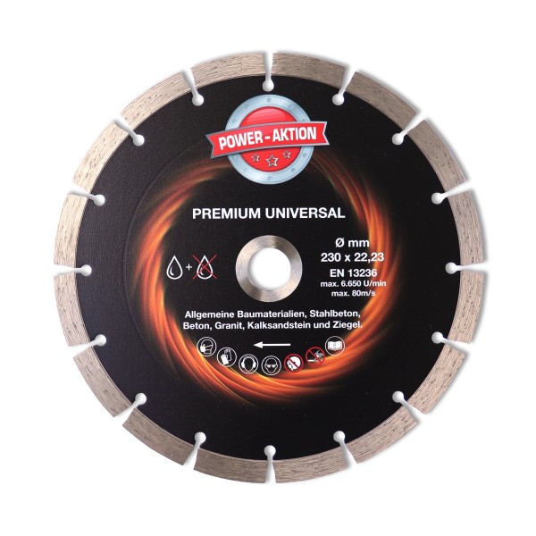 SGA Diamant-Trennscheibe Ø 230mm "Premium Universal" 22.23mm