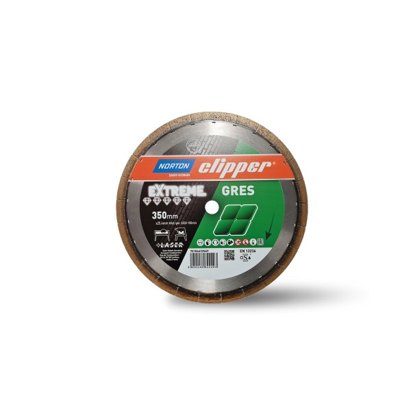 SGA Diamant-Trennscheibe Ø 350mm "GRES EXTREME" 25.4mm Norton Clipper