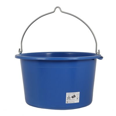 Mörtelkübel Kunststoff blau kranbar 40l