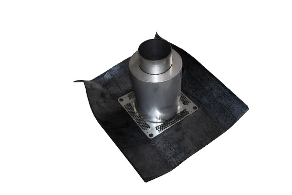 Icopal Grundelement DN 125 Ø125mm m. Ummantelung 169mm - Rohrlänge: 280mm