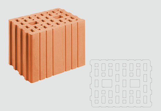 HÖH Planziegel 1.4/12 307x240x249 10 DF - 54531