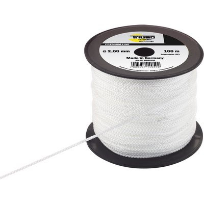Triuso Fliesenlegerschnur weiß 2.0mm 100m Polypropylen