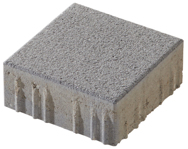 Pflaster Vios-Aqua 20x20x8cm grau kugelgestrahlt