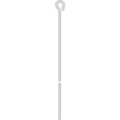 Knauf Draht mit Öse 125mm 100 Stück